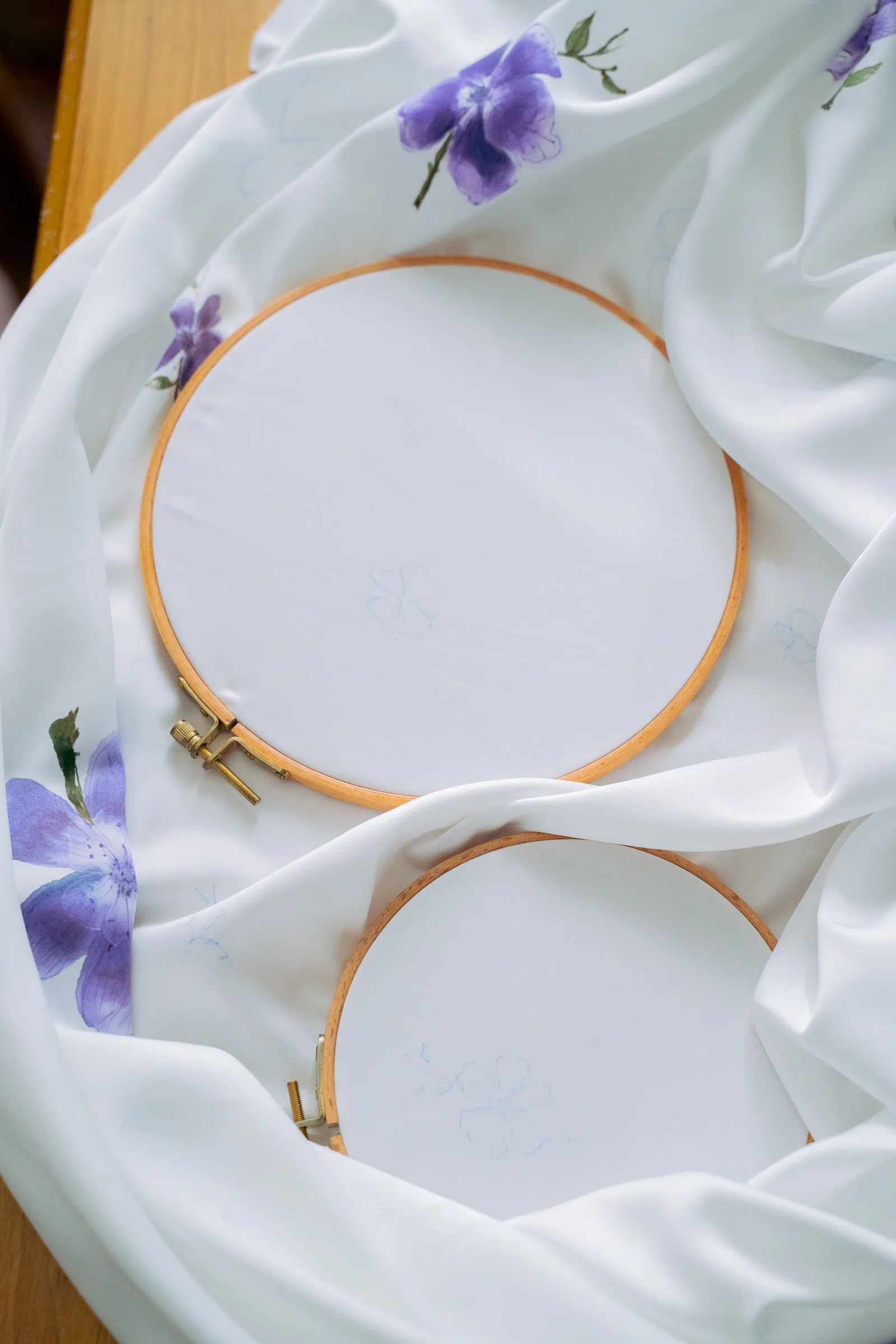 cerceaux brodés déco bohème mur collection hoop art