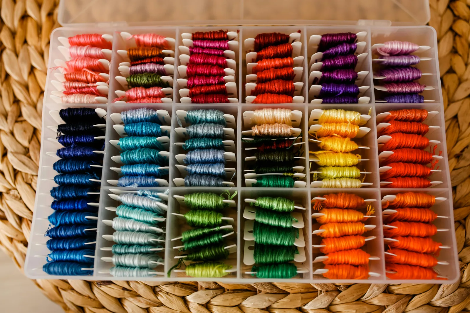 Stock de fils DMC pour débuter en 2026 : les 24 couleurs clés